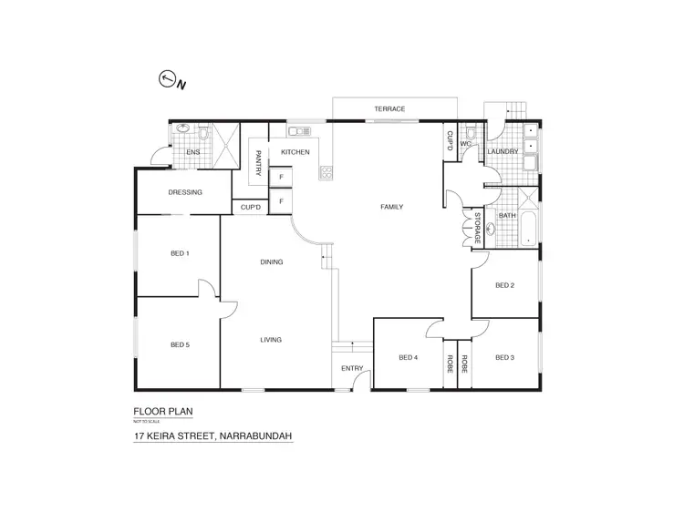 Floorplan of Homely house listing, 17 Keira Street, Narrabundah ACT 2604