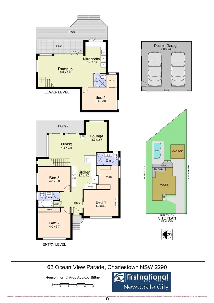 Floorplan of Homely house listing, 63 Ocean View Parade, Charlestown NSW 2290