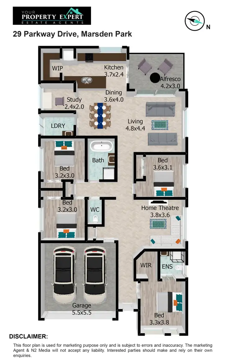 Floorplan of Homely house listing, 29 Parkway Drive, Marsden Park NSW 2765