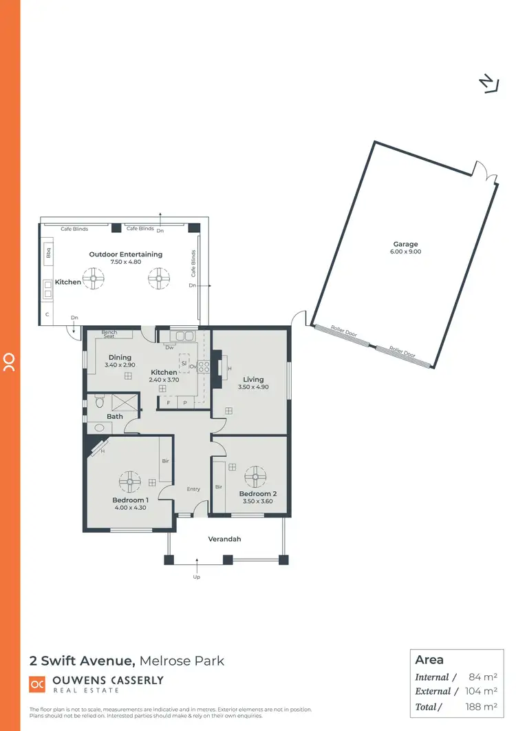 Floorplan of Homely house listing, 2 Swift Avenue, Melrose Park SA 5039