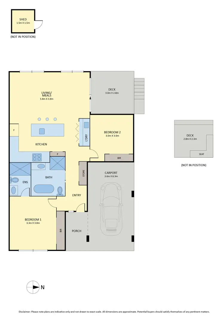 Floorplan of Homely unit listing, 1/26 Goode Street, Gisborne VIC 3437