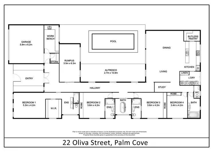 Floorplan of Homely house listing, 22 Oliva Street, Palm Cove QLD 4879