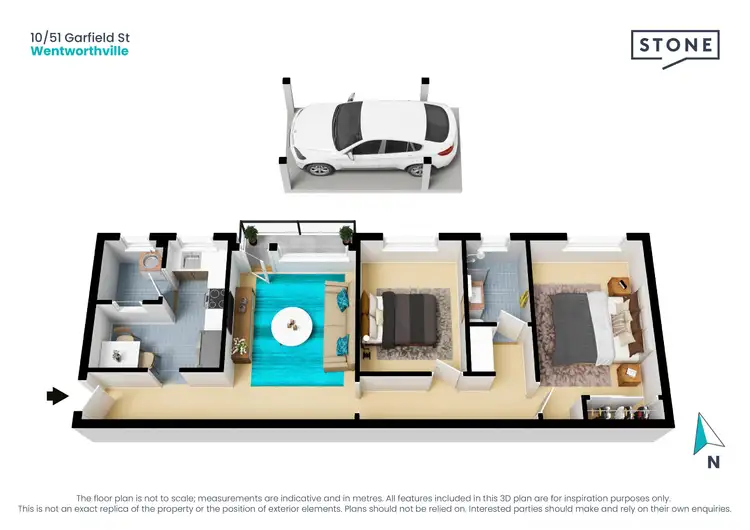 Floorplan of Homely apartment listing, 10/51 Garfield Street, Wentworthville NSW 2145