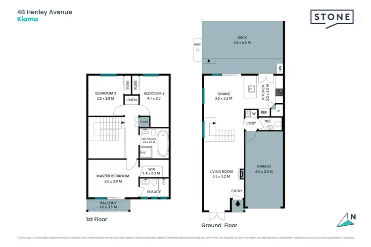Floorplan of Homely semi-detached listing, 4B Henley Avenue, Kiama NSW 2533
