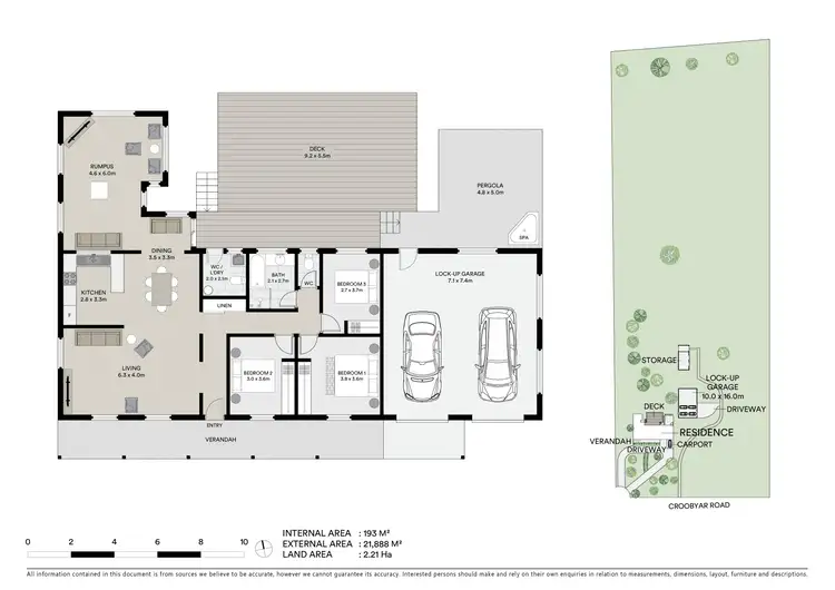 Floorplan of Homely rural property listing, 412A Croobyar Road, Croobyar NSW 2539