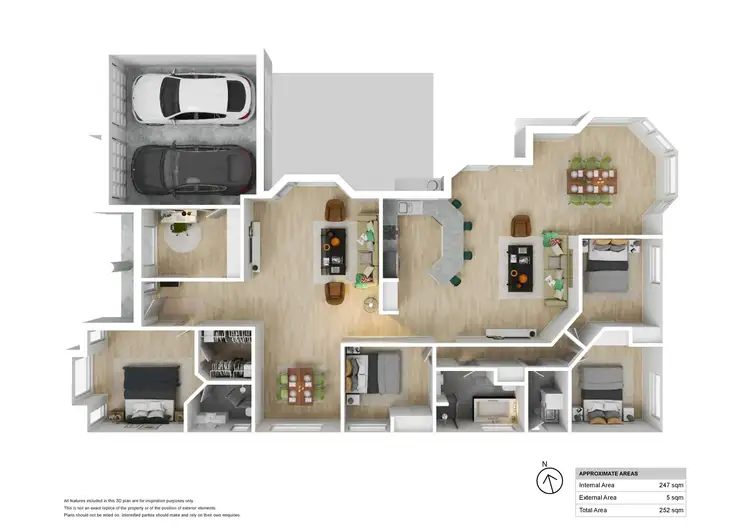 Floorplan of Homely house listing, 23 Tallowwood Crescent, Fletcher NSW 2287