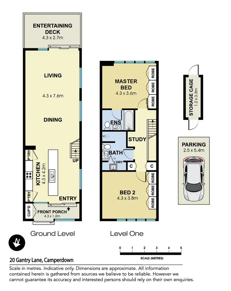 Floorplan of Homely townhouse listing, 20 Gantry Lane, Camperdown NSW 2050