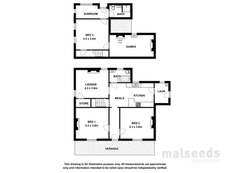 Floorplan of Homely house listing, 64 Wehl North Street, Mount Gambier SA 5290