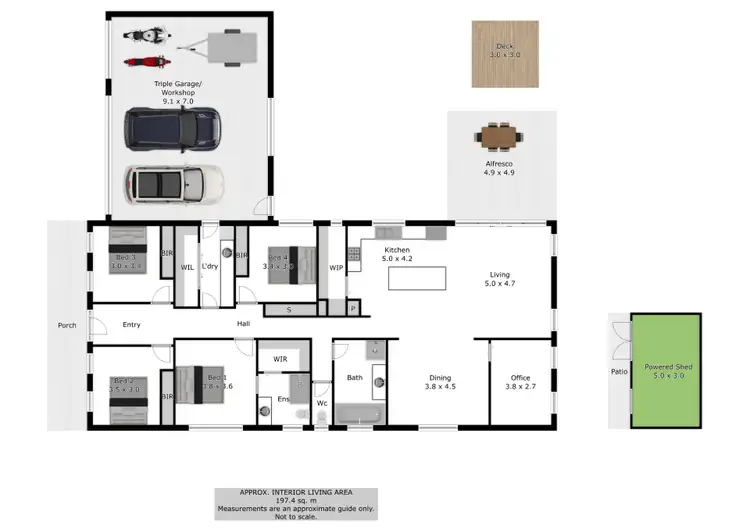 Floorplan of Homely house listing, 5 Willoughby Avenue, Wodonga VIC 3690