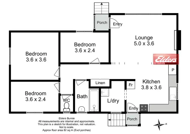 Floorplan of Homely house listing, 15 Madden Street, Acton TAS 7320