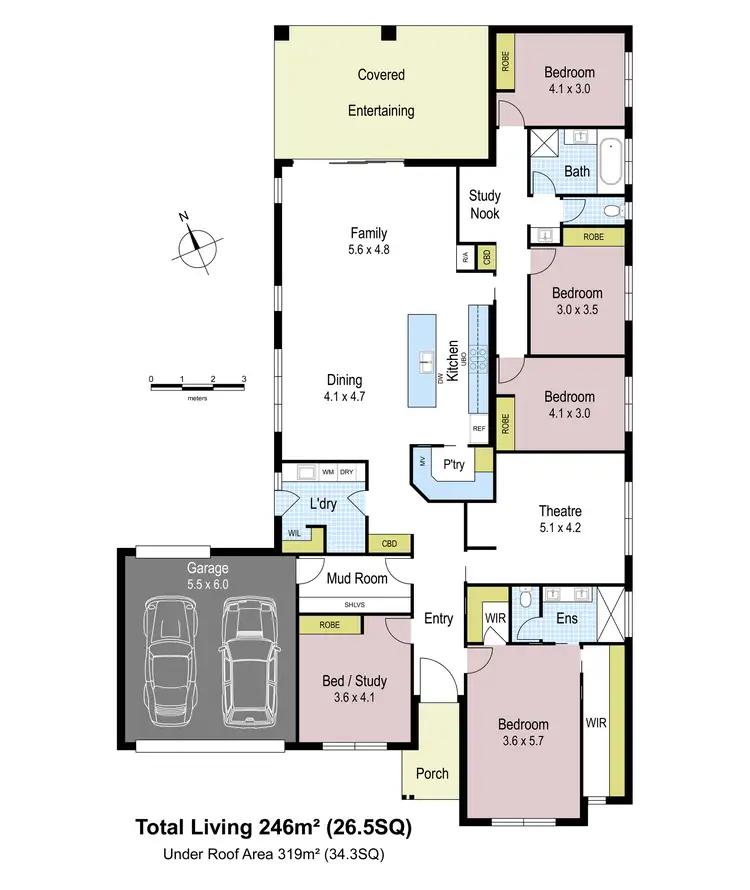 Floorplan of Homely house listing, 24 Bailey Road, Warragul VIC 3820