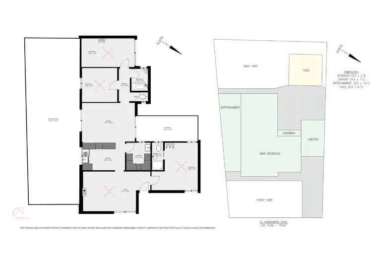 Floorplan of Homely house listing, 15 Hannemann Drive, Whyalla Jenkins SA 5609