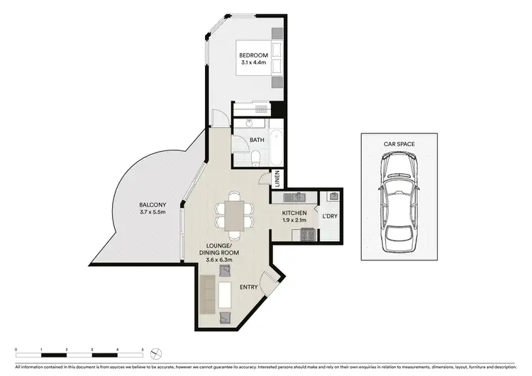 Floorplan of Homely apartment listing, 216/13 Hassall Street, Parramatta NSW 2150