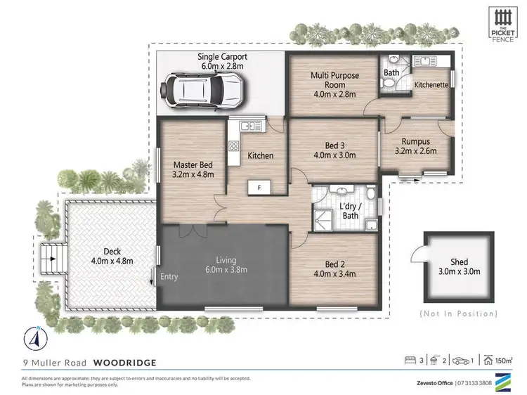 Floorplan of Homely house listing, 9 Muller Road, Woodridge QLD 4114