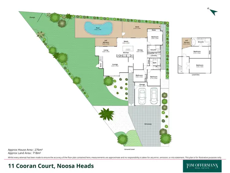 Floorplan of Homely house listing, 11 Cooran Court, Noosa Heads QLD 4567