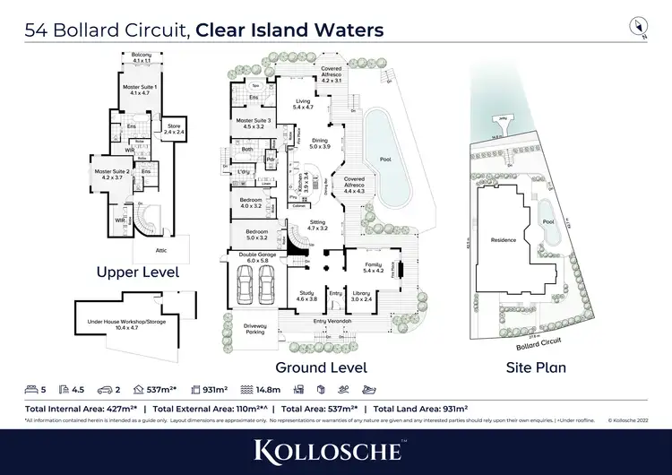 Floorplan of Homely house listing, 54 Bollard Circuit, Clear Island Waters QLD 4226