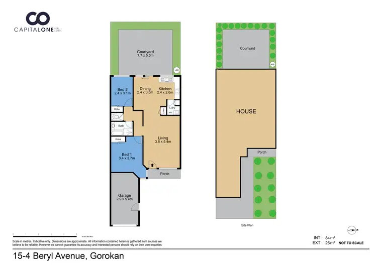 Floorplan of Homely villa listing, 15/4 Beryl Street, Gorokan NSW 2263