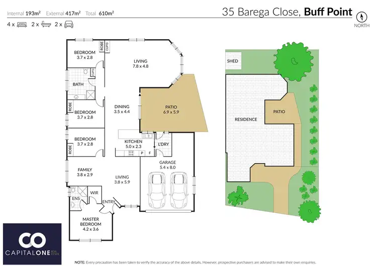 Floorplan of Homely house listing, 35 Barega Close, Buff Point NSW 2262