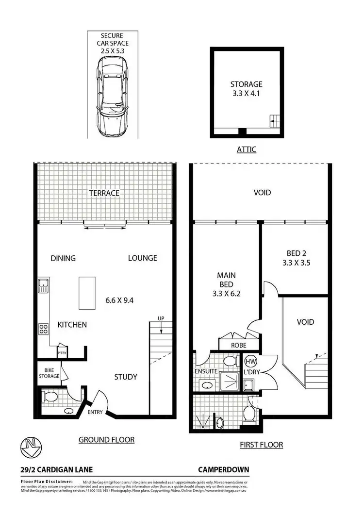 Floorplan of Homely apartment listing, 29/2 Cardigan Lane, Camperdown NSW 2050