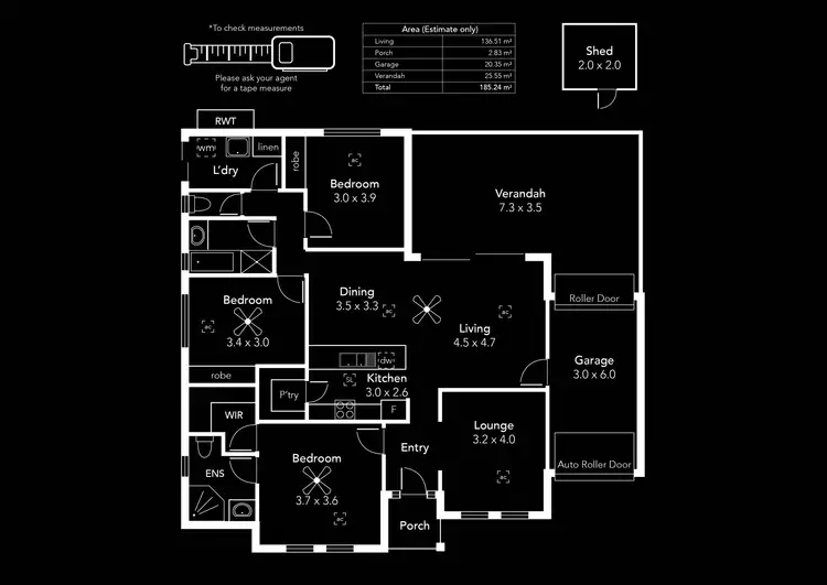 Floorplan of Homely house listing, 14 Ayr Avenue, Seaton SA 5023