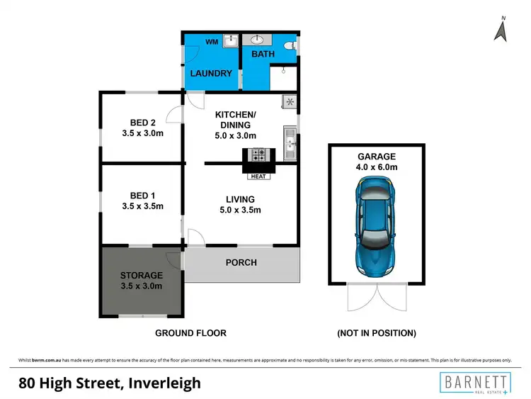 Floorplan of Homely house listing, 80 High Street, Inverleigh VIC 3321