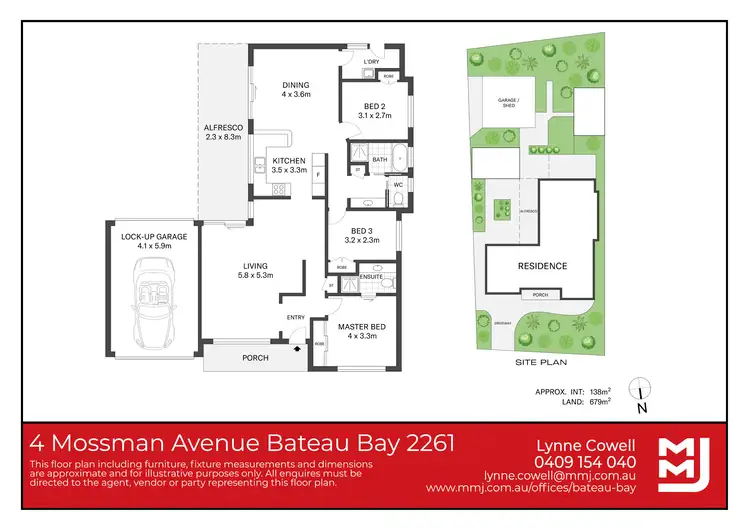 Floorplan of Homely house listing, 4 Mossman Avenue, Bateau Bay NSW 2261
