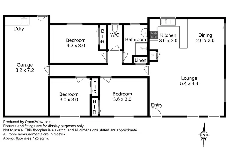 Floorplan of Homely unit listing, 4/17 Hampden Street, Latrobe TAS 7307