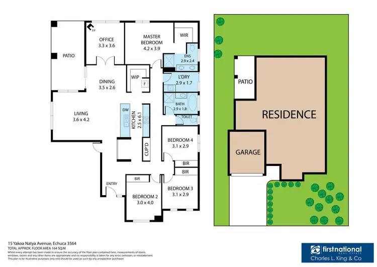 Floorplan of Homely house listing, 15 Yakoa Natya Avenue, Echuca VIC 3564