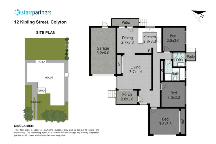 Floorplan of Homely house listing, 12 Kipling Drive, Colyton NSW 2760