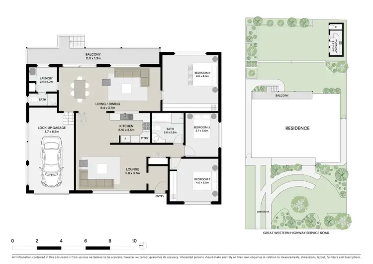Floorplan of Homely house listing, 45 Great Western Highway, Blaxland NSW 2774