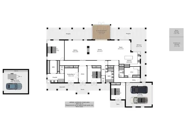 Floorplan of Homely house listing, 70 Nashs Road, Rutherglen VIC 3685