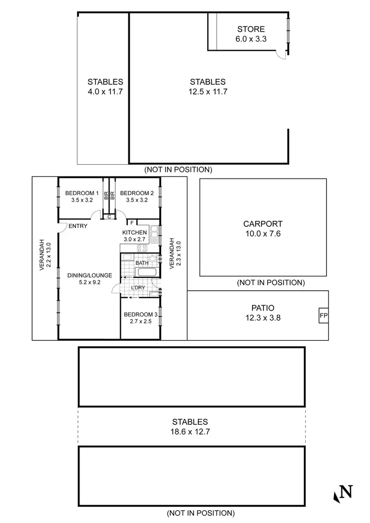 Floorplan of Homely house listing, 56 Heinz Street, East Bendigo VIC 3550