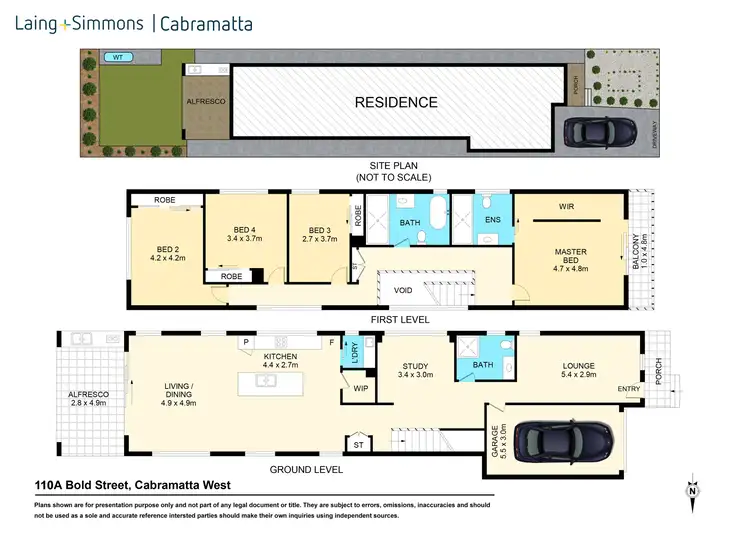 Floorplan of Homely house listing, 110 Bold Street, Cabramatta West NSW 2166