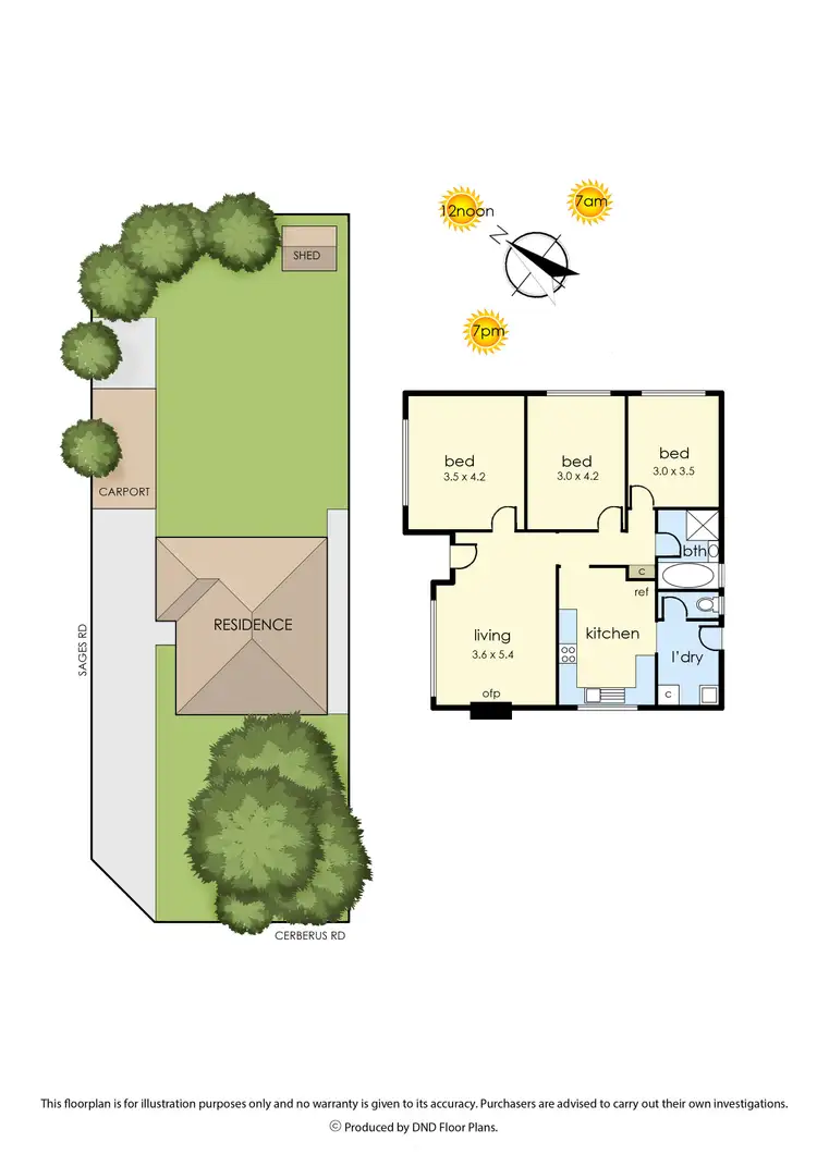 Floorplan of Homely house listing, 1 Cerberus Road, Baxter VIC 3911