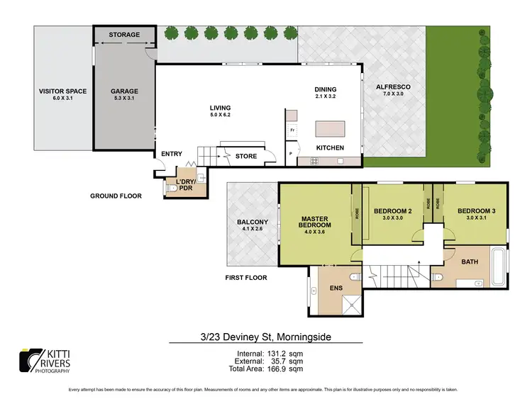 Floorplan of Homely townhouse listing, 3/23 Deviney Street, Morningside QLD 4170