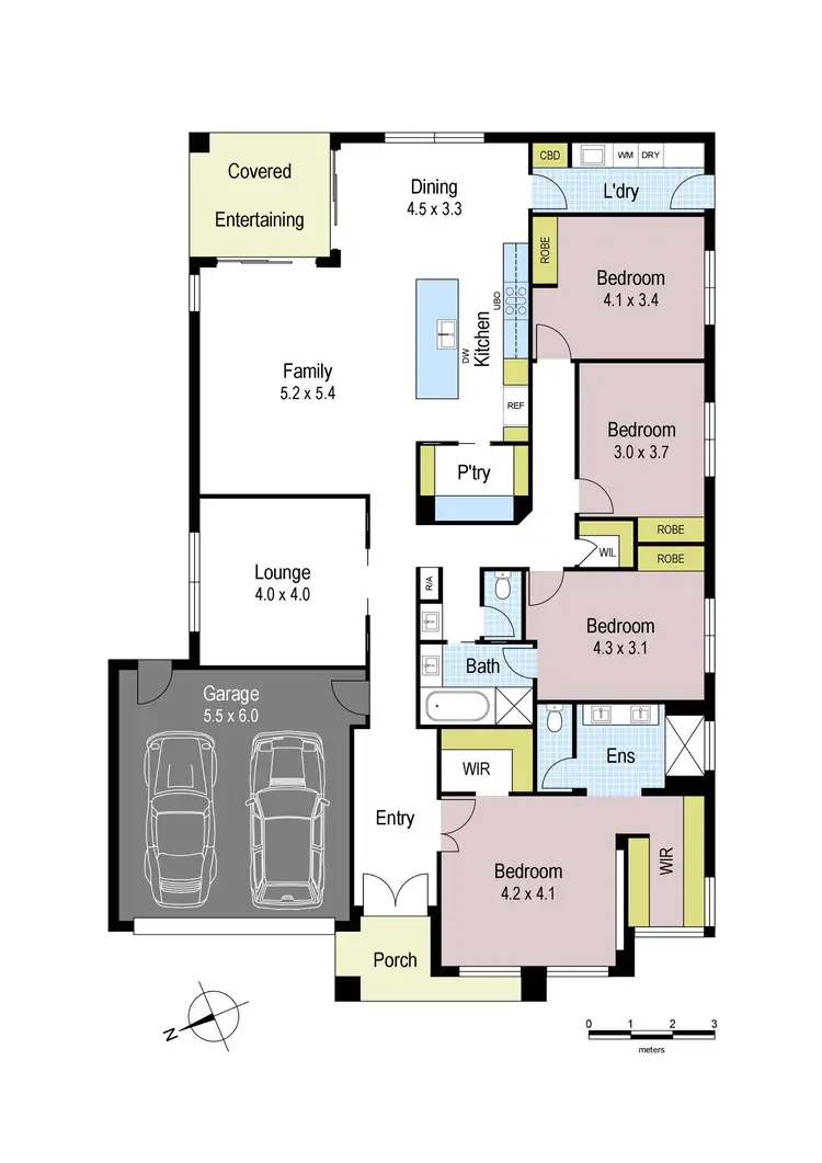 Floorplan of Homely house listing, 12 Nolan Drive, Warragul VIC 3820