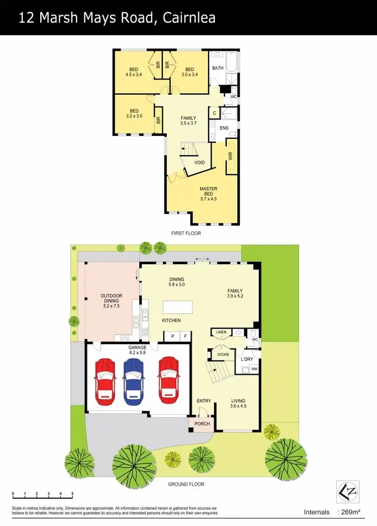 Floorplan of Homely house listing, 12 Marsh Mays Road, Cairnlea VIC 3023