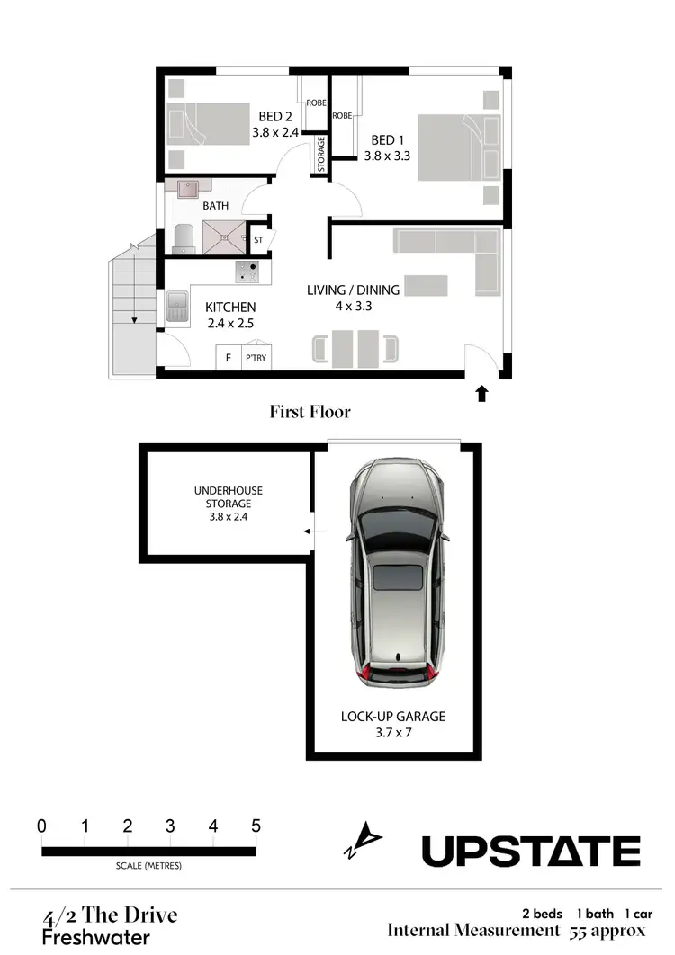 Floorplan of Homely apartment listing, 4/2 The Drive, Freshwater NSW 2096