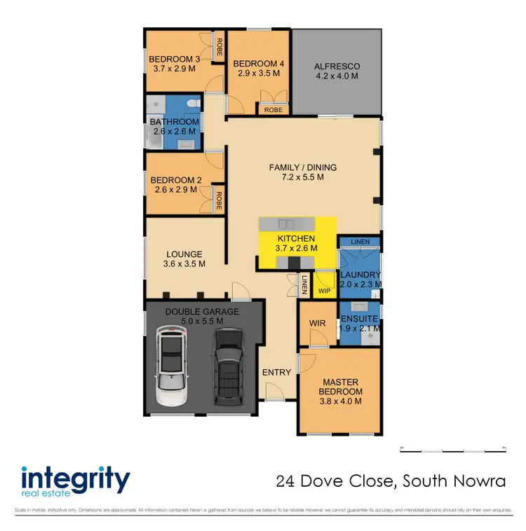 Floorplan of Homely house listing, 24 Dove Close, South Nowra NSW 2541