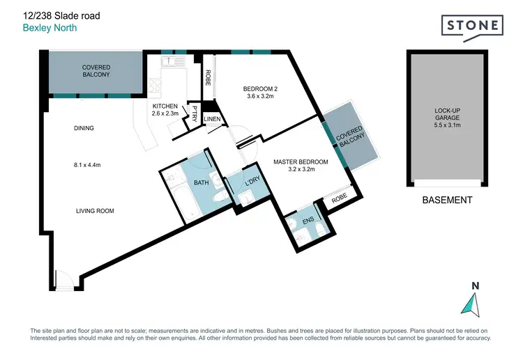 Floorplan of Homely apartment listing, 12/238 Slade Road, Bexley North NSW 2207