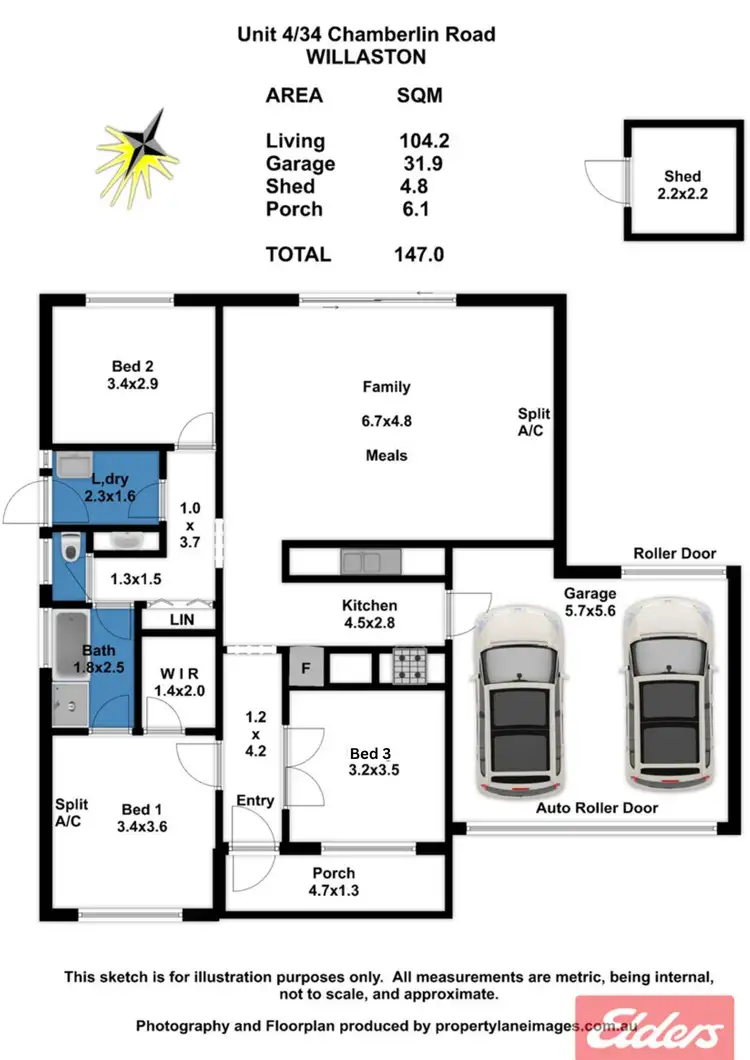 Floorplan of Homely house listing, 4/43 Chamberlain Road, Willaston SA 5118