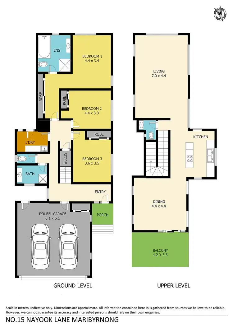 Floorplan of Homely house listing, 15 Nayook Lane, Maribyrnong VIC 3032