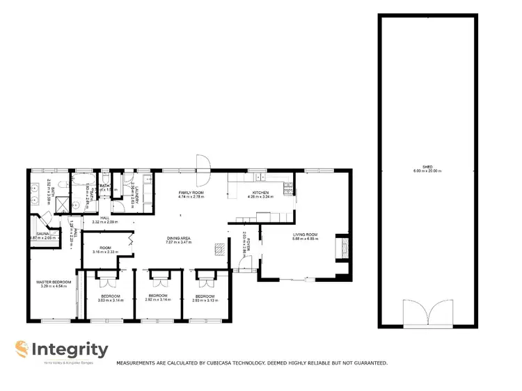 Floorplan of Homely house listing, 42 Plover Way, Kinglake West VIC 3757