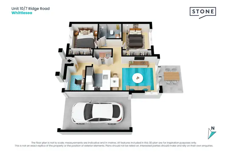 Floorplan of Homely unit listing, 10/7 Ridge Road, Whittlesea VIC 3757
