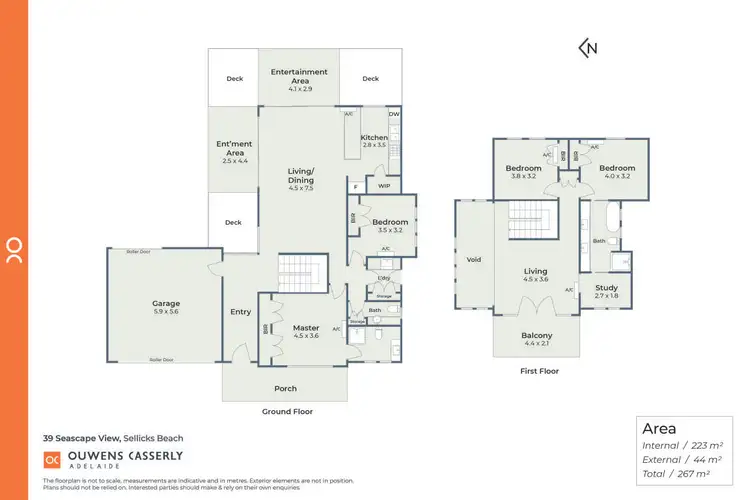 Floorplan of Homely house listing, 39 Seascape View, Sellicks Beach SA 5174