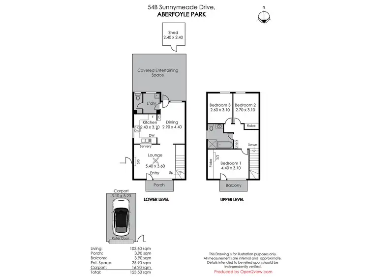 Floorplan of Homely house listing, 54B Sunnymeade Drive, Aberfoyle Park SA 5159