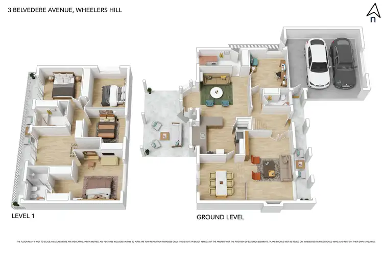 Floorplan of Homely house listing, 3 Belvedere Avenue, Wheelers Hill VIC 3150