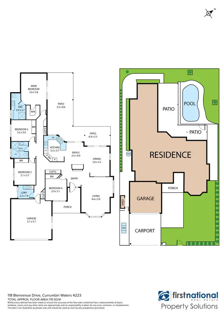 Floorplan of Homely house listing, 118 Bienvenue Drive, Currumbin Waters QLD 4223