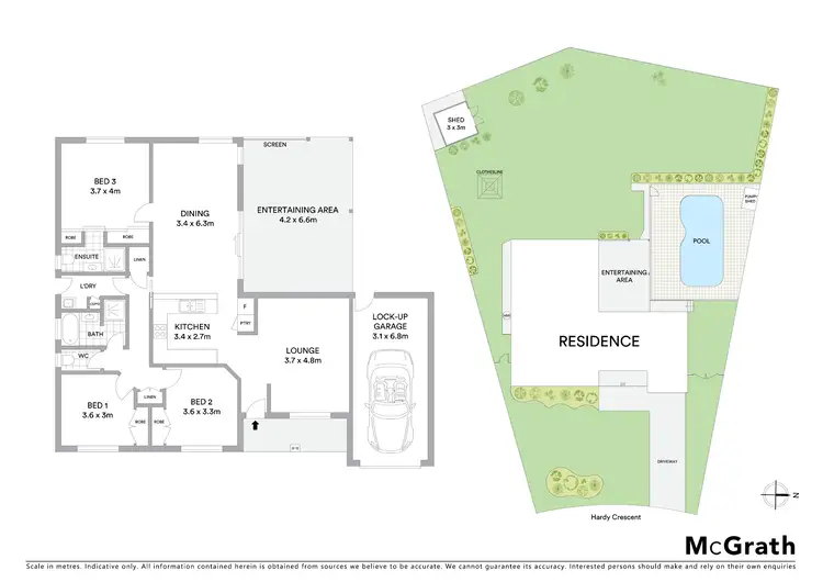 Floorplan of Homely house listing, 21 Hardy Crescent, Mudgee NSW 2850