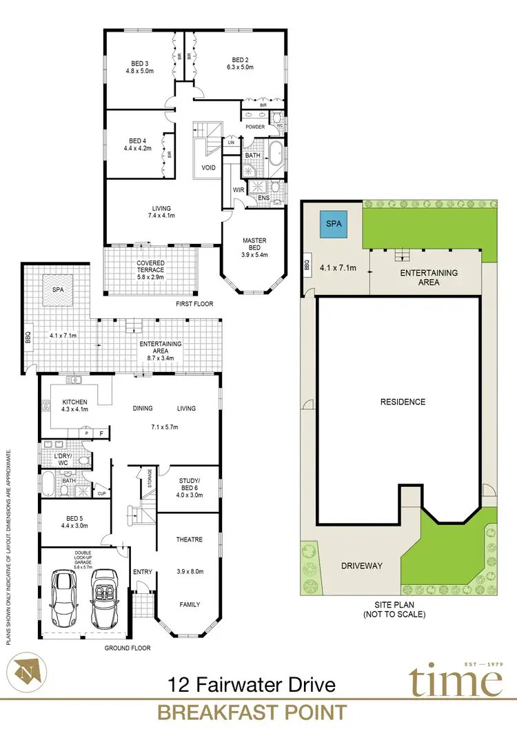 Floorplan of Homely house listing, 12 Fairwater Drive, Breakfast Point NSW 2137